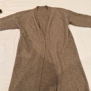 Women's Open Front Cardigan, Vest, and Pants Sweater Set - Brown get all 3 items